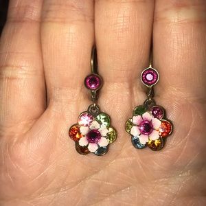 Michal Negrin Flower Earrings
